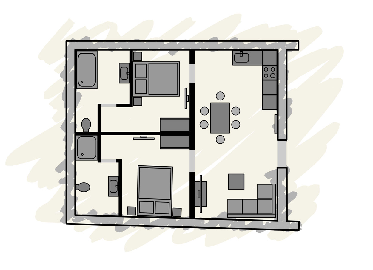 Plan Apartment 'Emma' in Mauterndorf near Obertauern