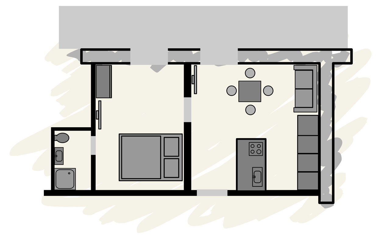 Apartment 'Ella', Holiday home in Mauterndorf, Plan